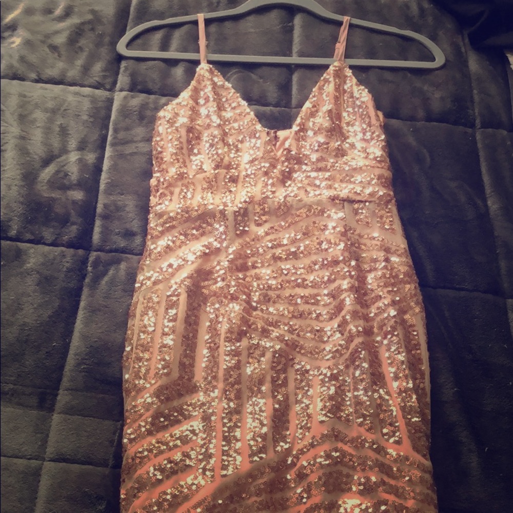 Xenia Boutique Rose Gold Dress